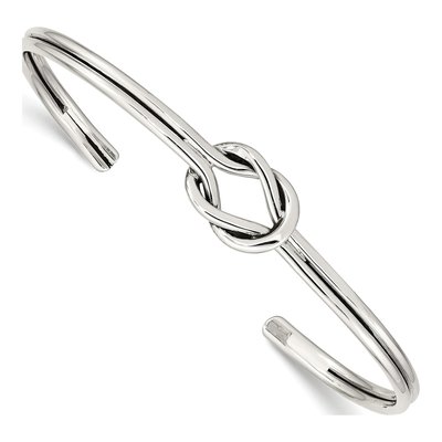 Sterling Silver Knot Cuff Bracelet