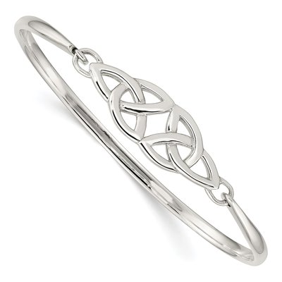 Sterling Silver Celtic Bangle Bracelet