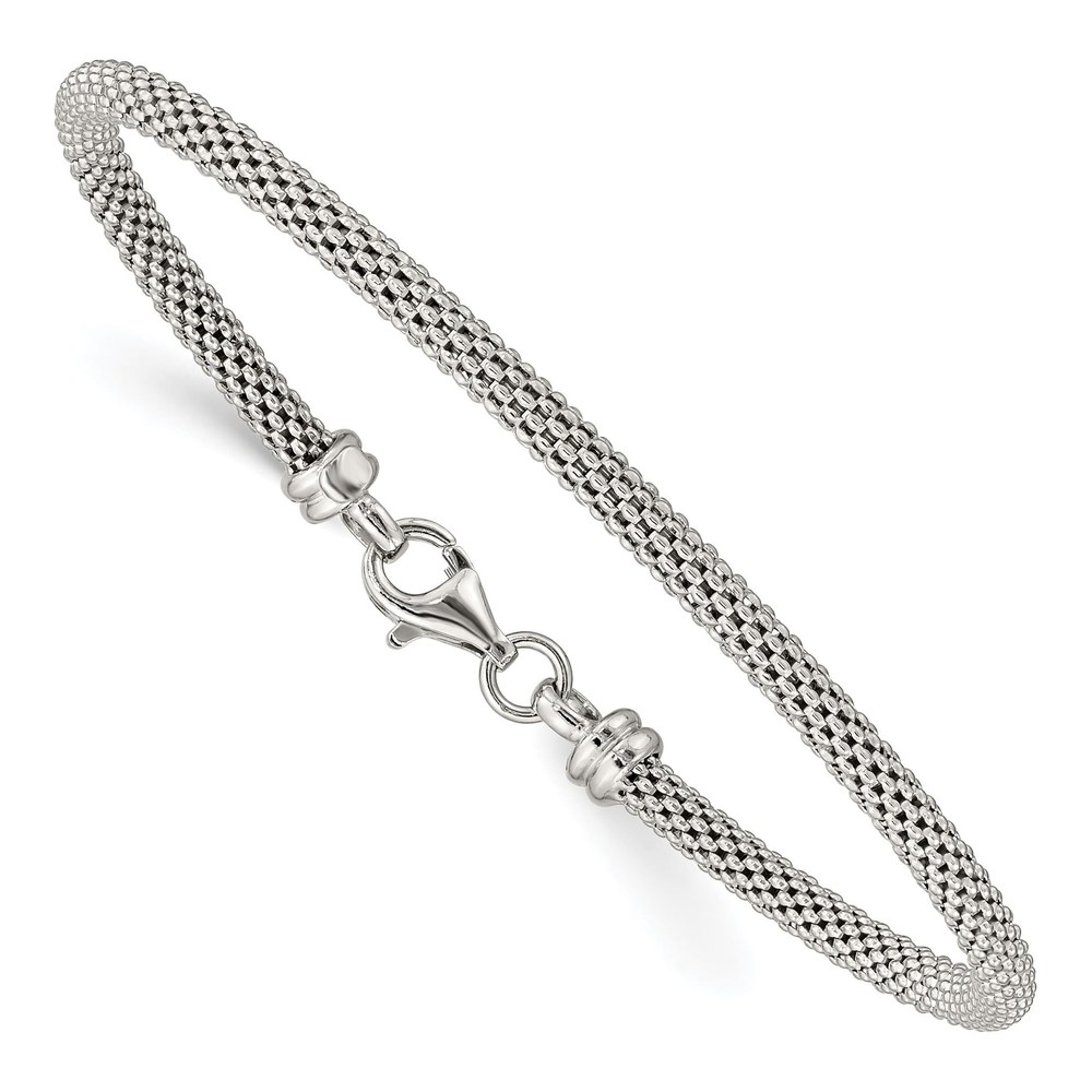 Sterling Silver Textured Bangle Bracelet