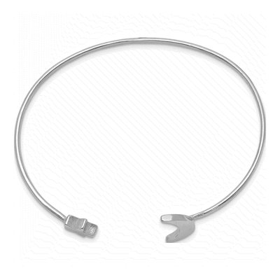 Sterling Silver Moon Star Slip-On Cuff Bracelet – view 3