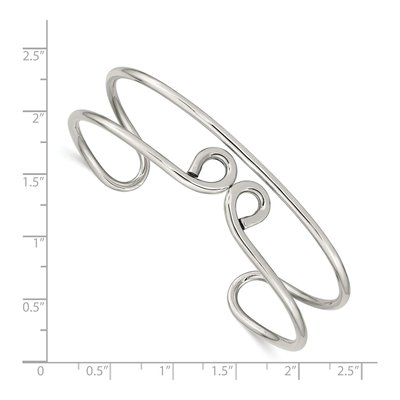 Sterling Silver Cuff Bracelet – view 3