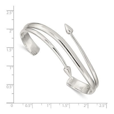 Sterling Silver Cuff Bracelet – view 3