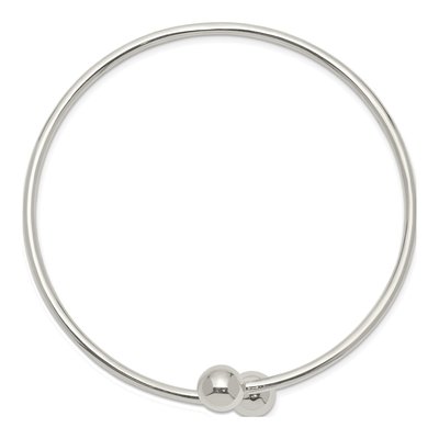 Sterling Silver Flexible Cuff Bracelet – view 3