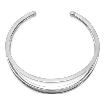 Sterling Silver 3-Bar Cuff Bracelet – view 2