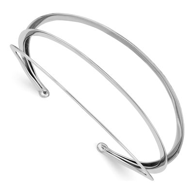 Sterling Silver 3-Bar Cuff Bracelet