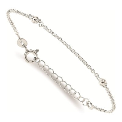 Sterling Silver Star 2-Pc Set Bangle Bracelet – view 4