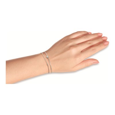 Sterling Silver Star 2-Pc Set Bangle Bracelet – view 5