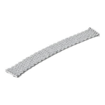Sterling Silver CZ Mesh Bracelet – view 8