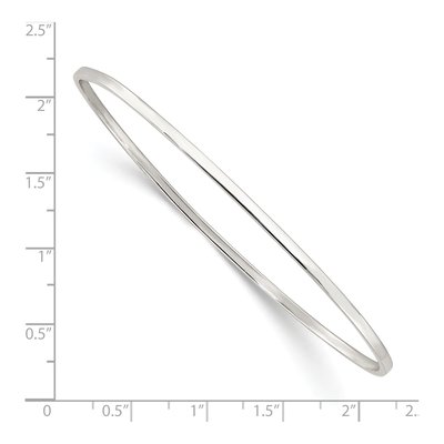 Sterling Silver Slip-On Bangle Bracelet – view 3