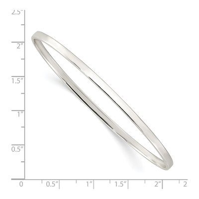 Sterling Silver Slip-On Bangle Bracelet – view 3