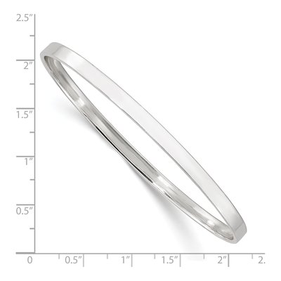 Sterling Silver Slip-On Bangle Bracelet – view 3