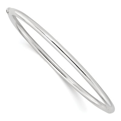 Sterling Silver Hinged Bangle Bracelet