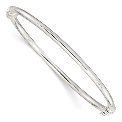 Sterling Silver Hinged Bangle Bracelet