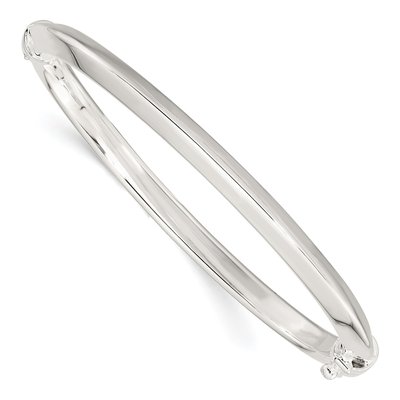 Sterling Silver Hinged Bangle Bracelet