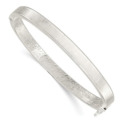 Sterling Silver Hinged Bangle Bracelet