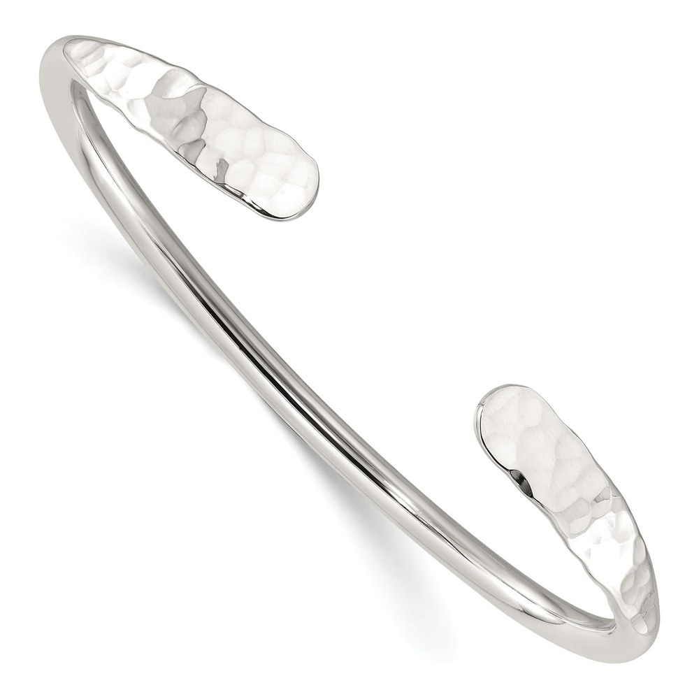 Sterling Silver Hammered Cuff Bracelet