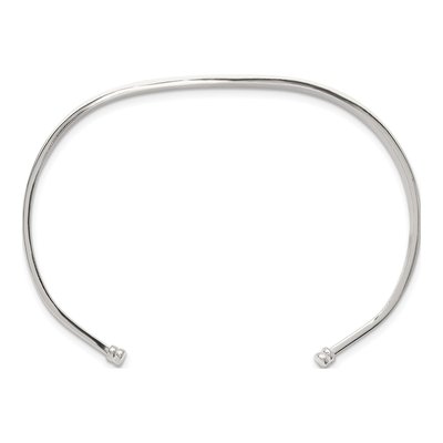 Sterling Silver Black Inlay Cuff Bracelet – view 3