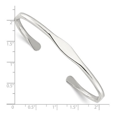 Sterling Silver Cuff Bracelet – view 4