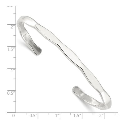 Sterling Silver Cuff Bracelet – view 4