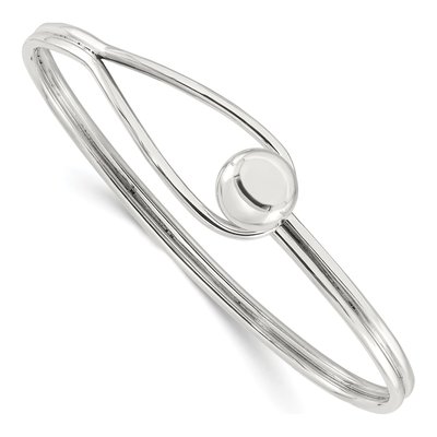 Sterling Silver Ball Bangle Bracelet