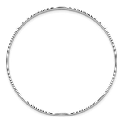 Sterling Silver Slip-On Bangle Bracelet – view 3
