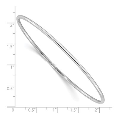 Sterling Silver Slip-On Bangle Bracelet – view 4