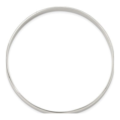 Sterling Silver Slip-On Bangle Bracelet – view 3