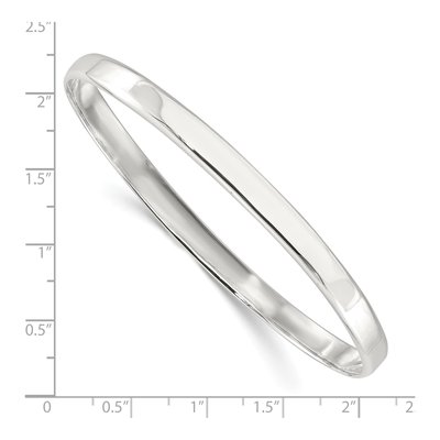 Sterling Silver Slip-On Bangle Bracelet – view 4