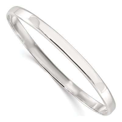 Sterling Silver Slip-On Bangle Bracelet