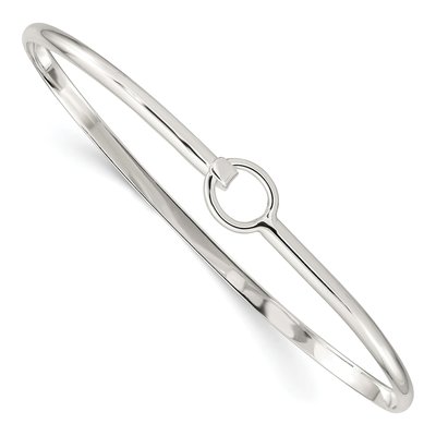 Sterling Silver Flexible Bangle Bracelet