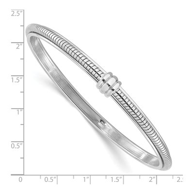 Sterling Silver Bangle Bracelet – view 3