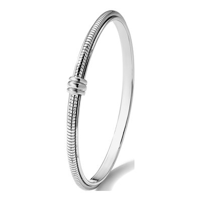 Sterling Silver Bangle Bracelet – view 5