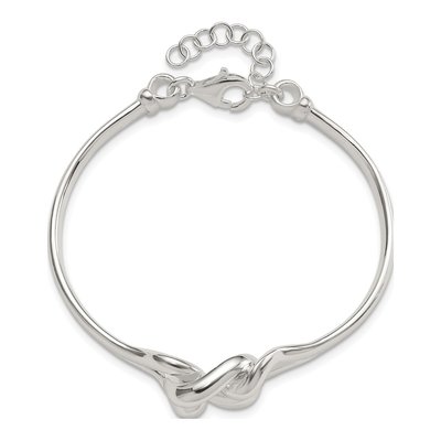 Sterling Silver Bangle Bracelet – view 2