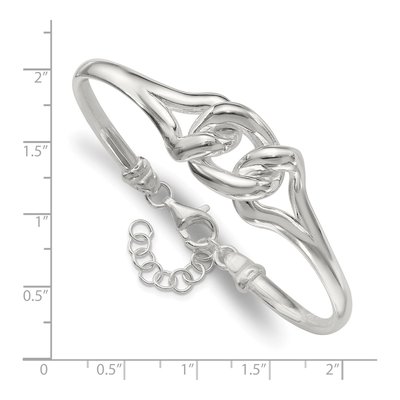Sterling Silver Bangle Bracelet – view 3