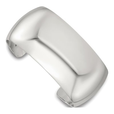 Sterling Silver Domed Cuff Bracelet