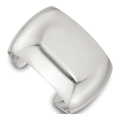 Sterling Silver Domed Cuff Bracelet