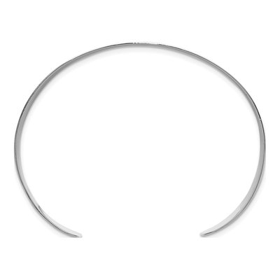Sterling Silver Flat Cuff Bracelet – view 3