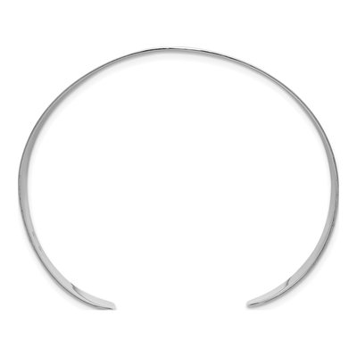 Sterling Silver Flat Cuff Bracelet – view 3