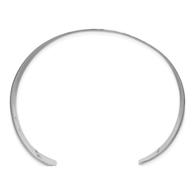 Sterling Silver Flat Cuff Bracelet – view 3