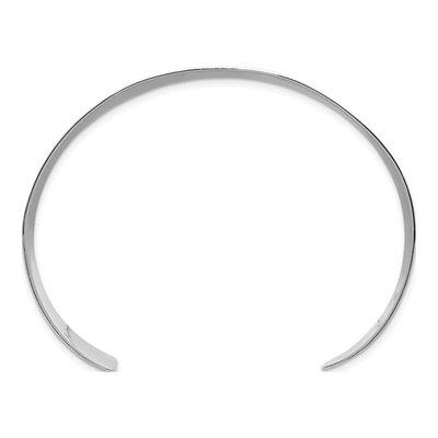 Sterling Silver Flat Cuff Bracelet – view 3