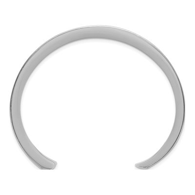 Sterling Silver Concave Cuff Bracelet – view 3
