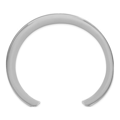 Sterling Silver Concave Cuff Bracelet – view 3