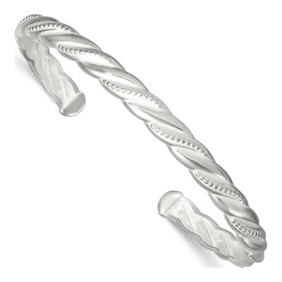 Sterling Silver Twisted Cuff Bracelet