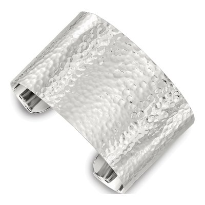 Sterling Silver Hammered Cuff Bracelet