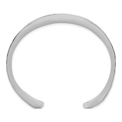 Sterling Silver Hammered Cuff Bracelet – view 2