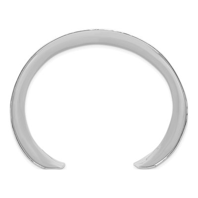 Sterling Silver Hammered Cuff Bracelet – view 2