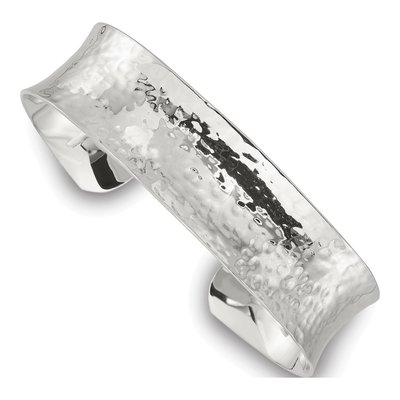 Sterling Silver Hammered Cuff Bracelet