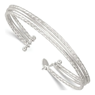 Sterling Silver Triple Cuff Bracelet