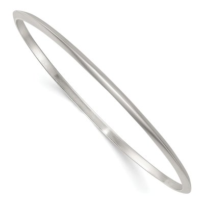 Sterling Silver Knife Edge Bangle Bracelet