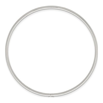 Sterling Silver Slip-On Bangle Bracelet – view 3